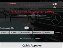 Tablet Screenshot of inamotors.com